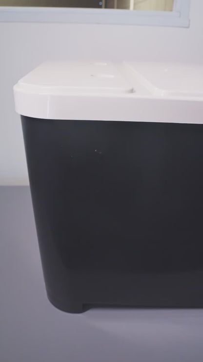 Container Porta Ração Pet 15KG + Pá Dosadora – Mantenha a Ração Fresca e Protegida!